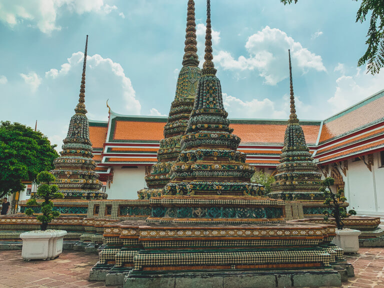 Le stupa del Wat Pho