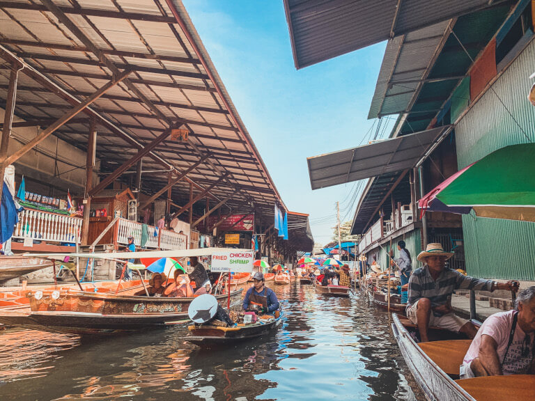 Escursioni da Bangkok: mercato galleggiante di Damnoen Saduak