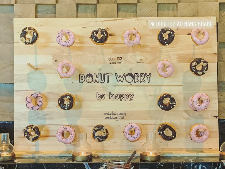La colazione del dusitD2: l'angolo dei Donuts