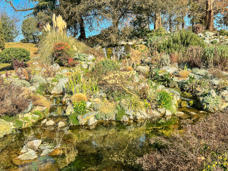 Il Giardino Roccioso, all'interno del Parco del Valentino