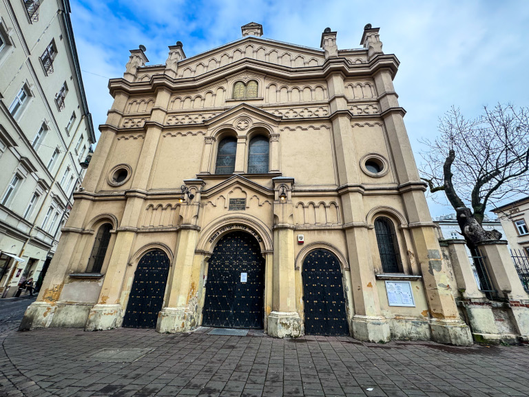 Una della sinagoghe che potrete ammirare in un itinerario di 3 giorni a Cracovia